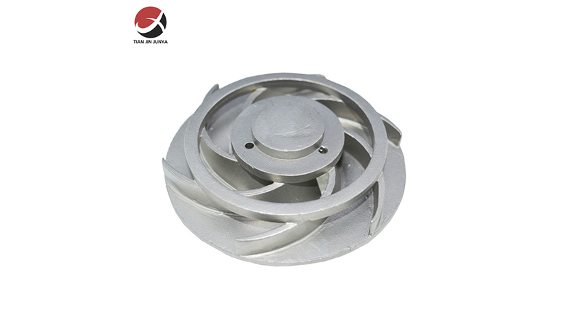 不鏽鋼鑄(zhù)造來圖定(dìng)制泵配件(jian)葉輪